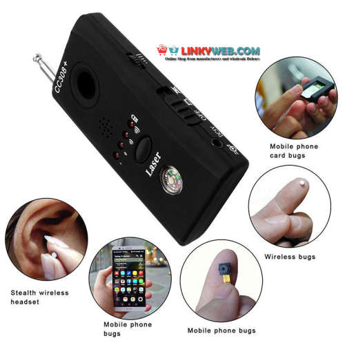 CC308+ Multi-Detector Full-Range All-Round Detector For Hidden Spy Camera IP Lens GMS BUG RF Signal