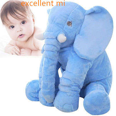Baby Kids Children Long Nose Elephant Doll Baby Boy Girls Super Soft Plush Stuff Toys Lumbar Pillow