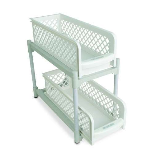 PORTABLE 2 TIER BASKET DRAWERS