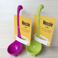 Nessie Soup Ladle Loch Ness Monster Upright Scotland Spoon Kitchen Tool Bar