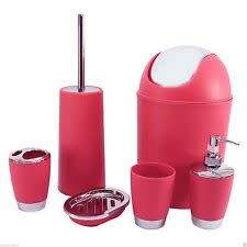 6 Piece Bathroom Accessory Set