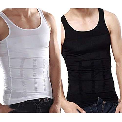 Slim 'n Lift Vest, Slimming Vest for Men - Black or White