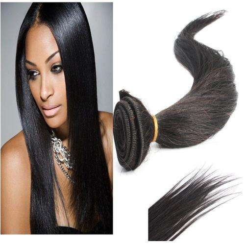 Straight Weave one  Bundles/100g (22inch  , natural black) and Bodyweave 20" 22" &24"