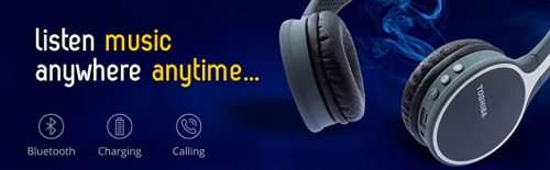 Toshiba Wireless Headphones RZE-BT180H
