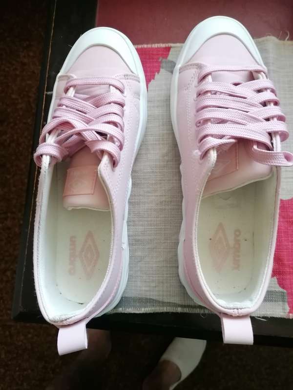 Ladies Pink Umbro Sneakers