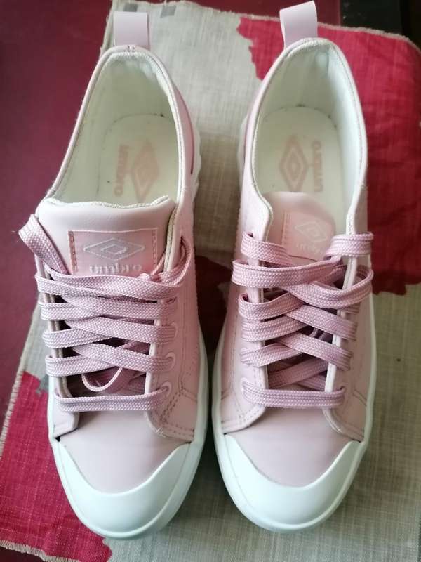 Ladies Pink Umbro Sneakers