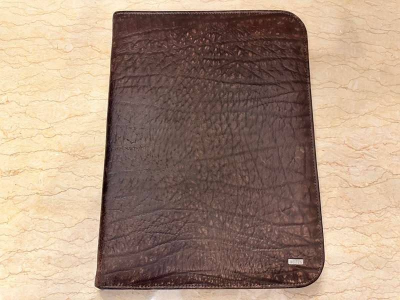 Busby Leather Folder A4