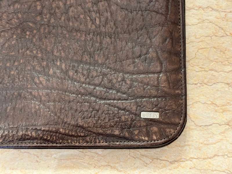 Busby Leather Folder A4
