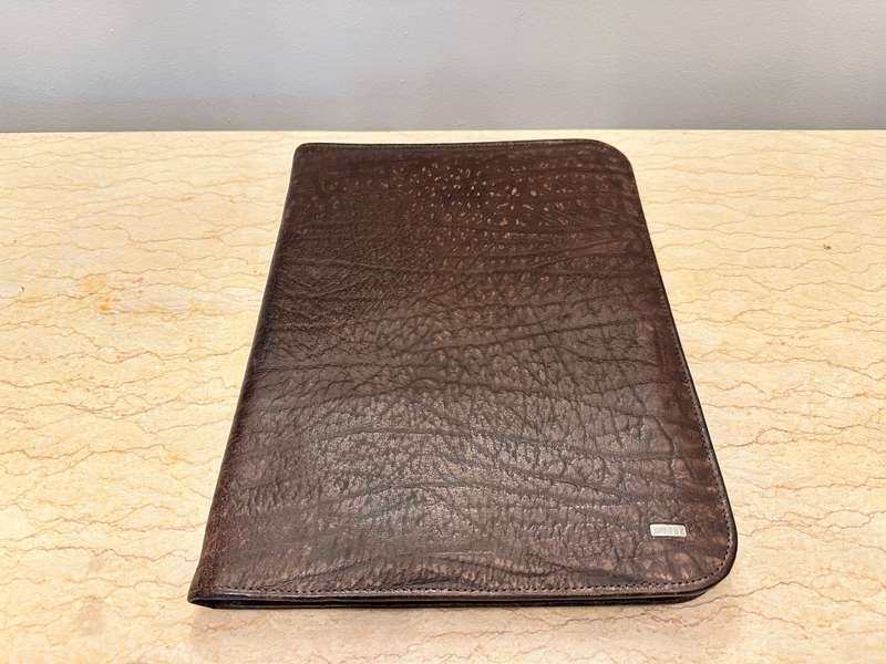 Busby Leather Folder A4