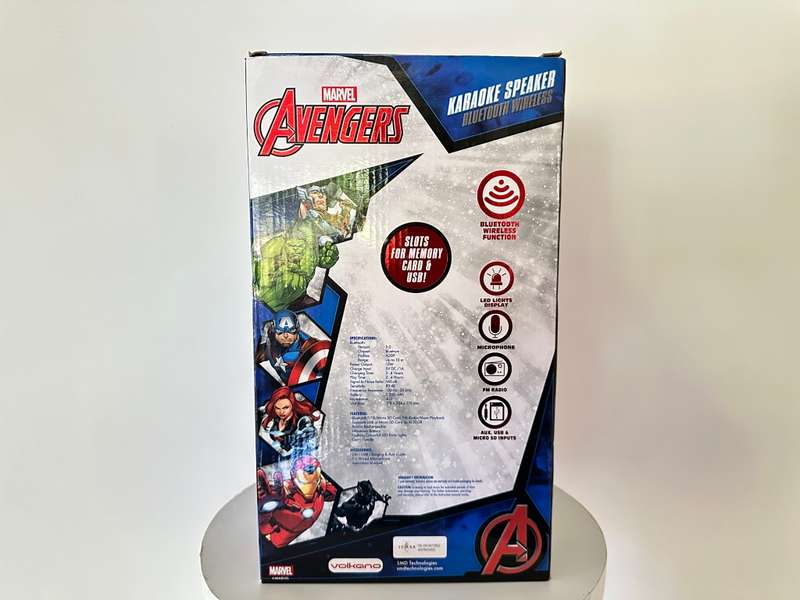 Marvel Avengers LED Karaoke Machine