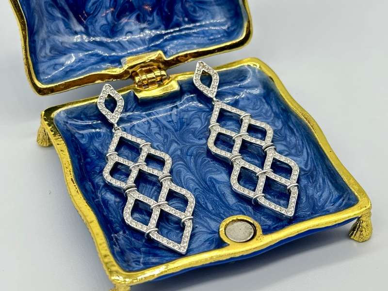 Swarovski Lace Chandelier Earrings