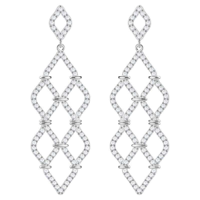 Swarovski Lace Chandelier Earrings