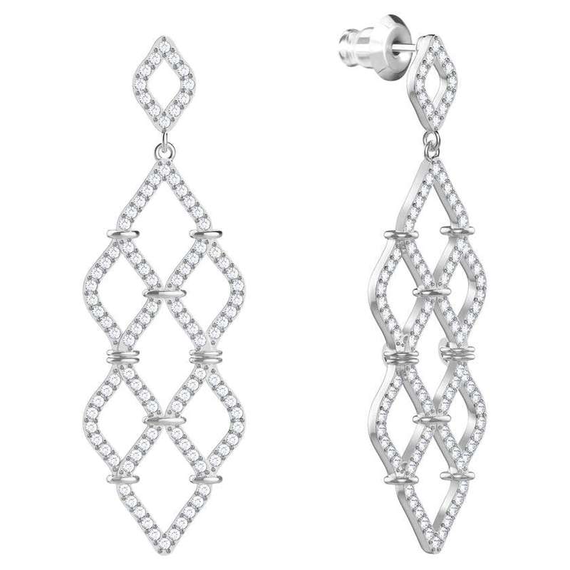 Swarovski Lace Chandelier Earrings