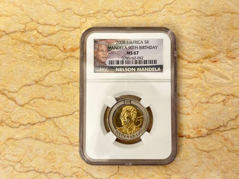 2008 Mandela R5 Birthday NGC MS 67