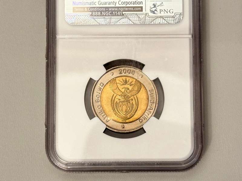 2008 Mandela R5 Birthday NGC MS 67
