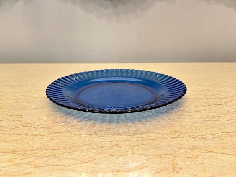 Cobalt Blue Colorex Glass Plate 23cm