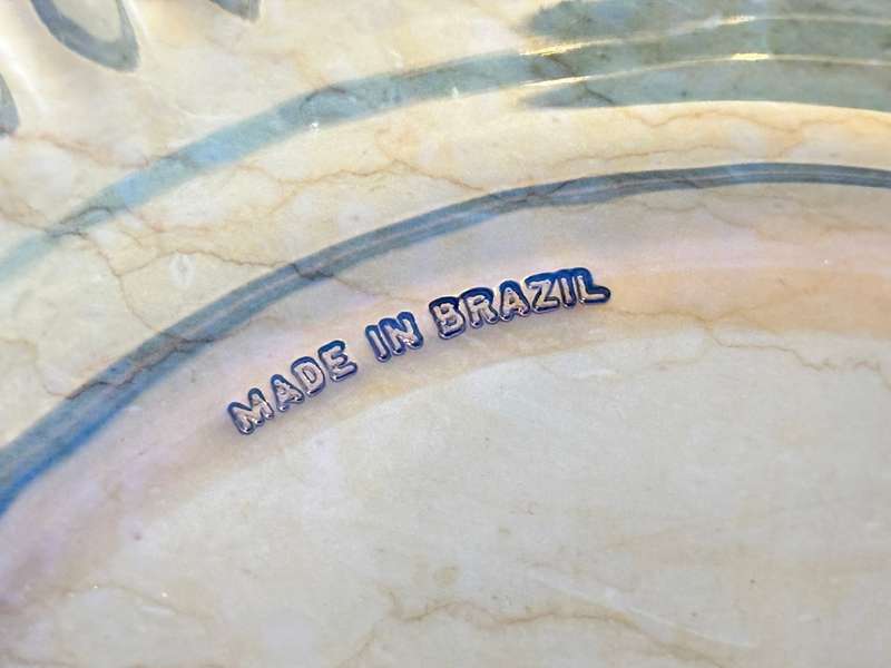 Cobalt Blue Colorex Glass Plate 23cm
