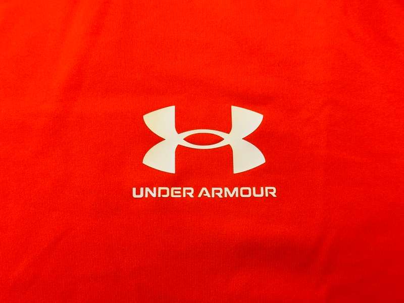Under Armour Men's HeatGear Short Sleeve Compression Shirt- Bolt Red