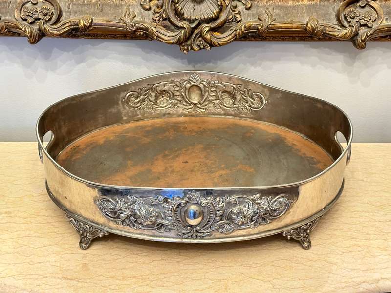 Large Ornate Vintage Tray
