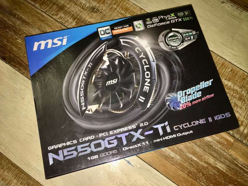 MSI N550GTX-Ti Cyclone II 1GD5/OC
