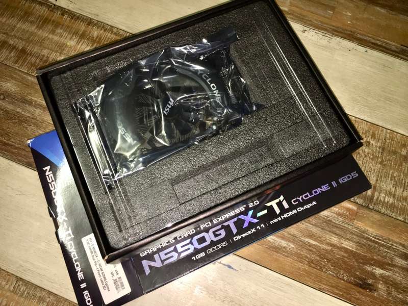 MSI N550GTX-Ti Cyclone II 1GD5/OC