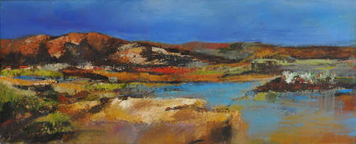 Landscape 1 - Original acrylic painting by Sarah Pace
