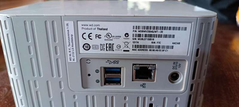 Western Digital My Cloud Mirror WDBWVZ0040JWT NAS Server