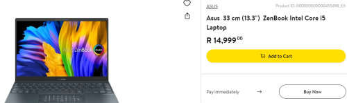 *BRAND NEW SEALED*LATEST ASUS ZENBOOK ULTRABOOK 11thGEN i5, 8GB RAM, 512SSD-WORTH 15k-GRAB IT@R9999