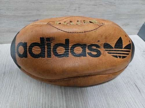 VINTAGE ADIDAS LEATHER RUGBY BALL