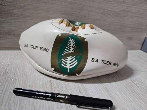1986 NZ Cavalier Tour mini Rugby ball