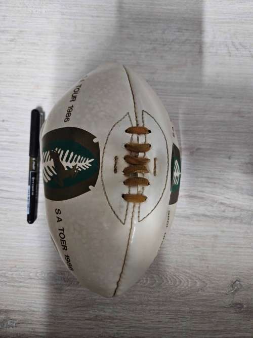 1986 NZ Cavalier Tour mini Rugby ball