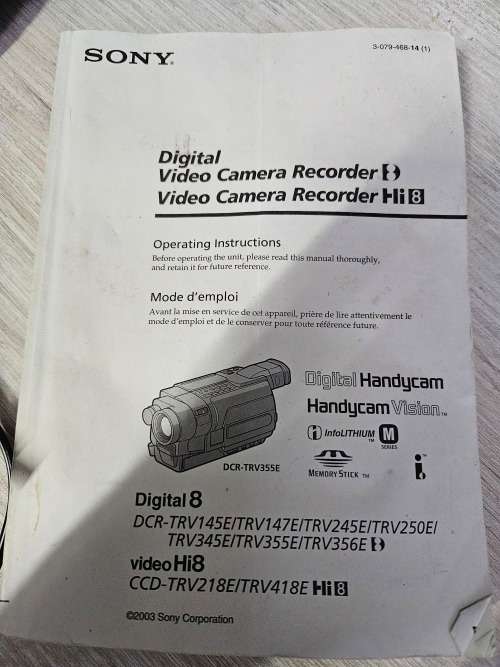 Sony Digital 8 Handycam