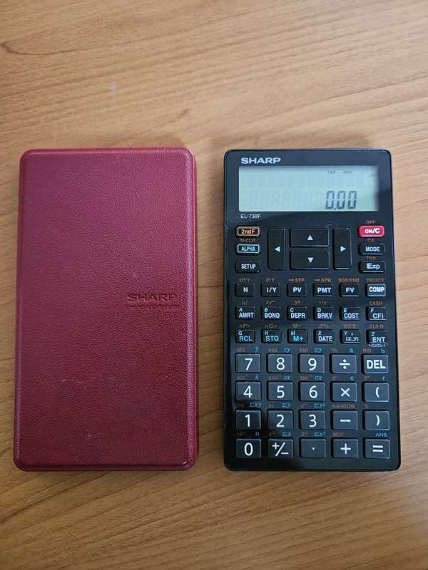 Sharp Business / Financial Calculator EL-738F