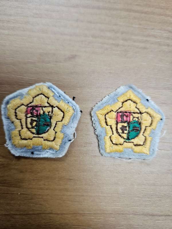 SADF Embroidered castles