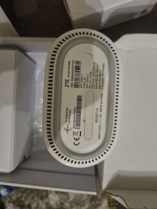 ZTE MC888 5G CPE Router WiFi 6 - Rain Locked