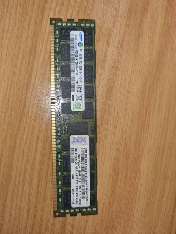 Samsung 8GB DDR3 ECC Ram