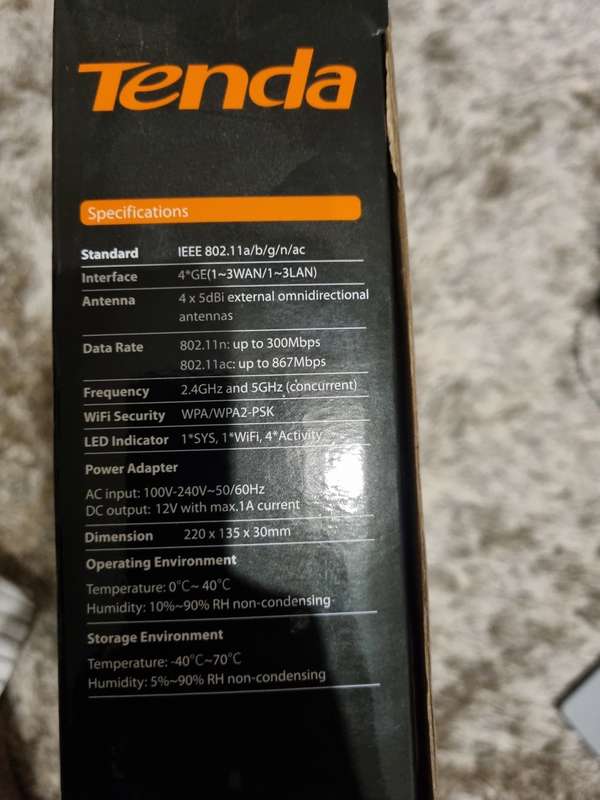 Tenda W18E Multi WAN WiFi Router