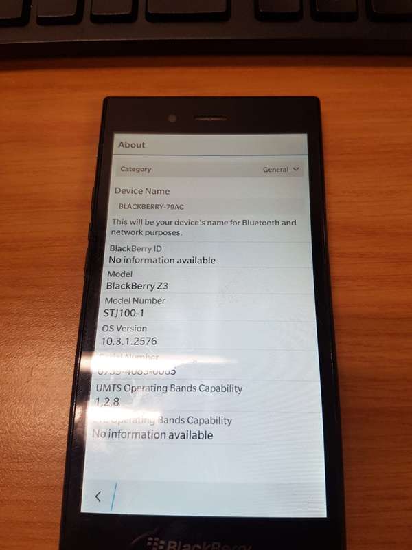 Blackberry Z3