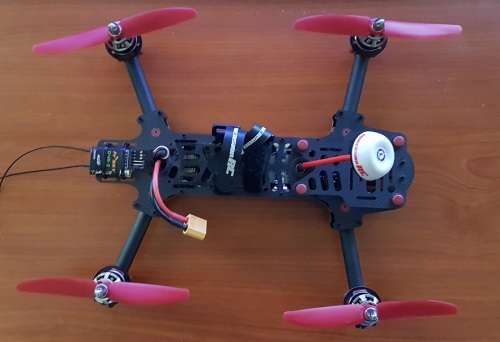 Vortex racing drone 285 Immersion RC and Fat shark HD Dominator head set.