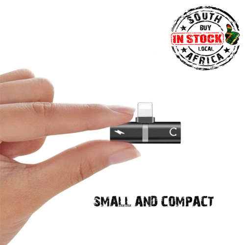 2 in 1 iPhone Dual 8 Pin Adapter Headphone and Charger Adapter for iPhone 7, 8, X ***LOCAL STOCK***