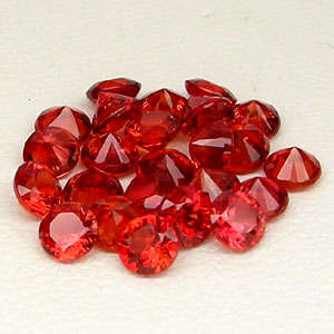 JUST JEWELS -  STUNNING RED SAPPHIRE LOT (Songea Ruby)(2.65 TCt)