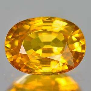 JUST JEWELS -  SUNSHINE YELLOW SAPPHIRE OVAL (1.06 Ct)