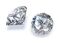 MATCHED DIAMOND PAIR  (E/F ; VS1 - SI2, 2.25 mm, Cut - Very good   - 0.10 TCt)
