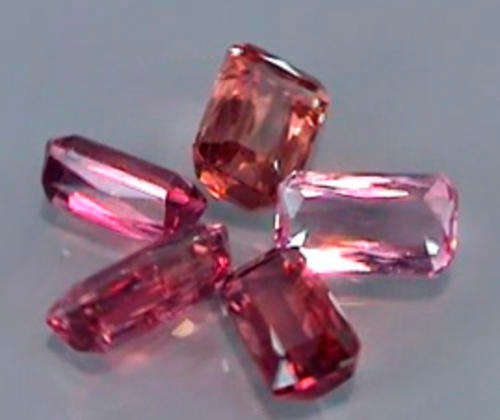 JUST JEWELS -  PINK TOURMALINE LOT (3.41 Total Ct)