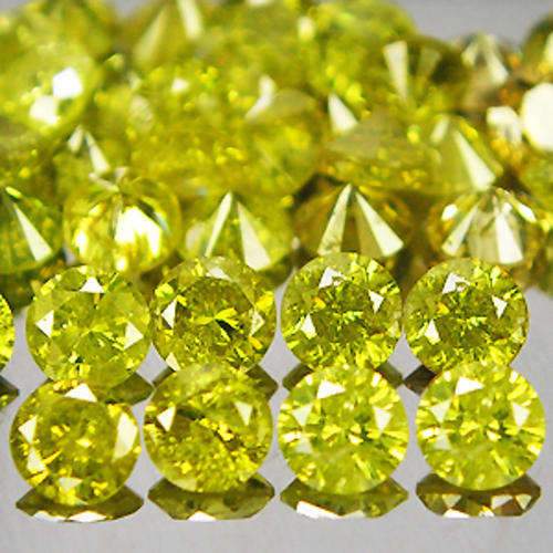 TOP YELLOW DIAMOND LOT ( 26 pieces - 1.8 - 2.0mm -1.03 TCts)