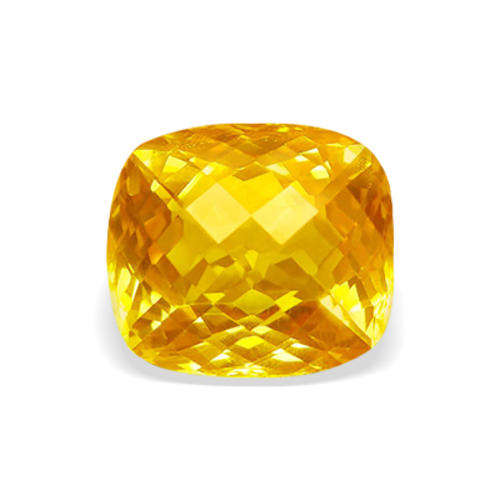 BEAUTIFUL CUSHION CUT CITRINE - NATURAL (3.28 Ct )