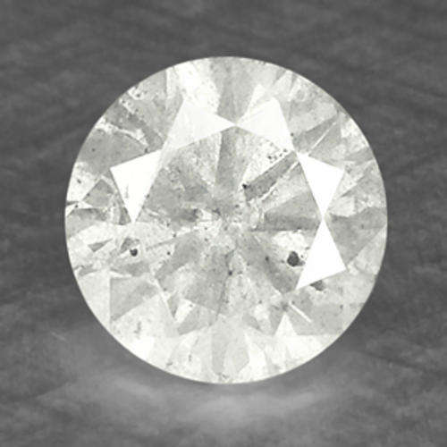 OFF WHITE DIAMOND  (I1, 4.67mm, Cut - good   - 0.39 Ct)