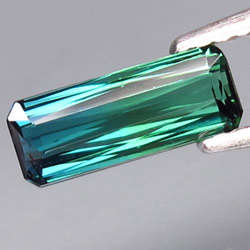 VS1 TOP NEON BLUE/GREEN  TOURMALINE (0.96 Ct)