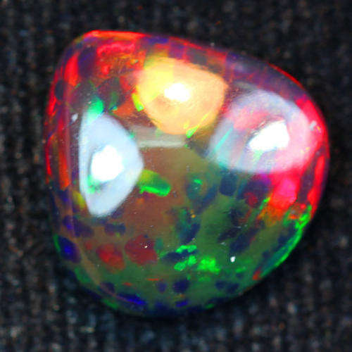TOP CLASS ETHIOPIAN WELO BLACK OPAL (1.73 Ct - 11.5 x 11.0 x 3.36 mm)