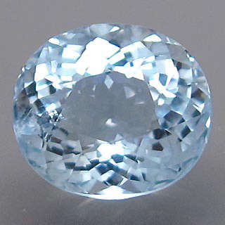 JUST JEWELS -   ICE BLUE AQUAMARINE  CUSHION CUT (1.88 Ct)